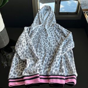 Katie J NYC girls top with hood and front pocket